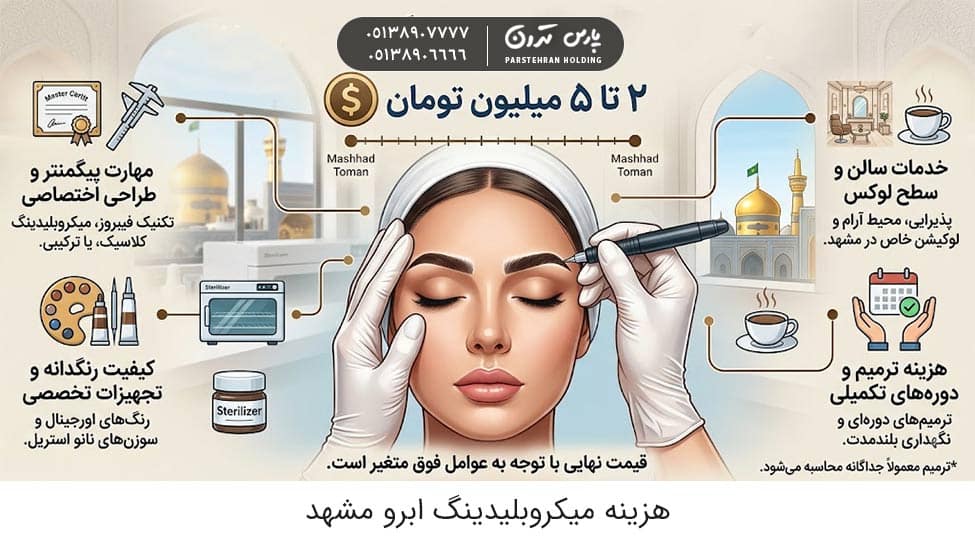 Eyebrow microblading cost 1 هزینه میکروبلیدینگ ابرو